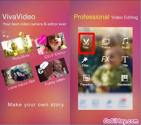 Hướng dẫn sử dụng phần mềm Viva Video để cắt một đoạn video cho Android & iOS + Hình 2