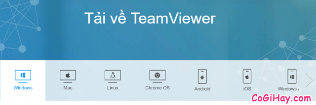 teamviewer hỗ trợ nhiều nền tảng, thiết bị
