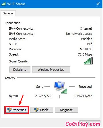 Hướng dẫn sửa lỗi Wifi không kết nối được do bị giới hạn bởi Limited Access + Hình 6