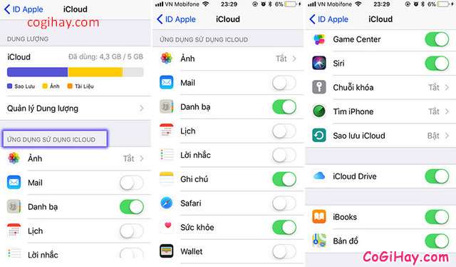 Điện thoại iPhone, Tablet iPad thông báo bộ nhớ iCloud bị đầy + Hình 15