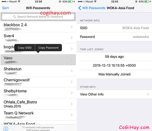 Cách xem lại mật khẩu WIFI được lưu trên iPhone, iPad đã jailbreak + Hình 12
