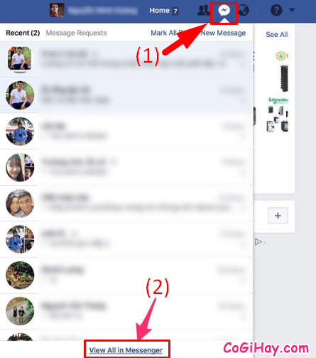Hướng dẫn ẩn tin nhắn quan trọng trên Facebook Messenger + Hình 11