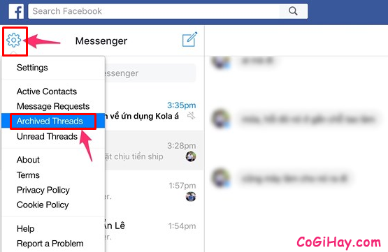 Hướng dẫn ẩn tin nhắn quan trọng trên Facebook Messenger + Hình 13