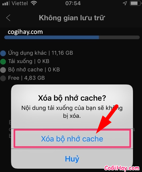 Hướng dẫn xóa bộ nhớ Cache cho Spotify trên iPhone, iPad 12