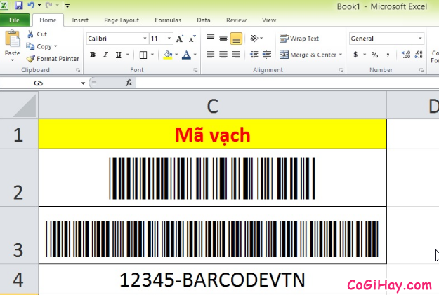 Hướng dẫn tạo mã vạch trong Microsoft Word, Excel + Hình 3