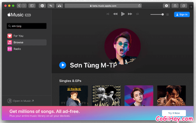 Hãng Apple ra mắt phiên bản beta Apple Music nền web + Hình 5